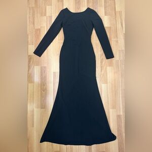 Lulu's Classic Black Long Sleeve Dress